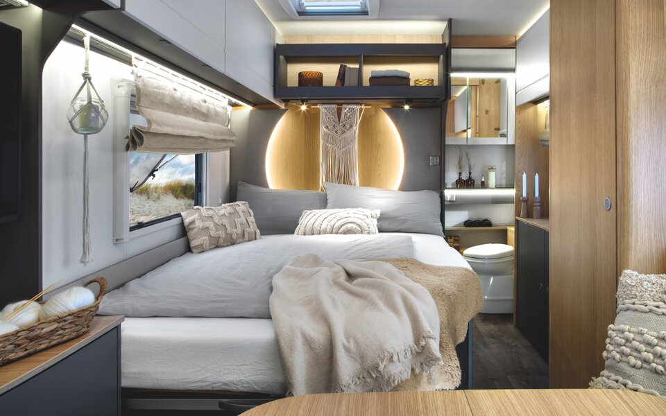 Gemütliches Interieur von LMC Wohnwagen