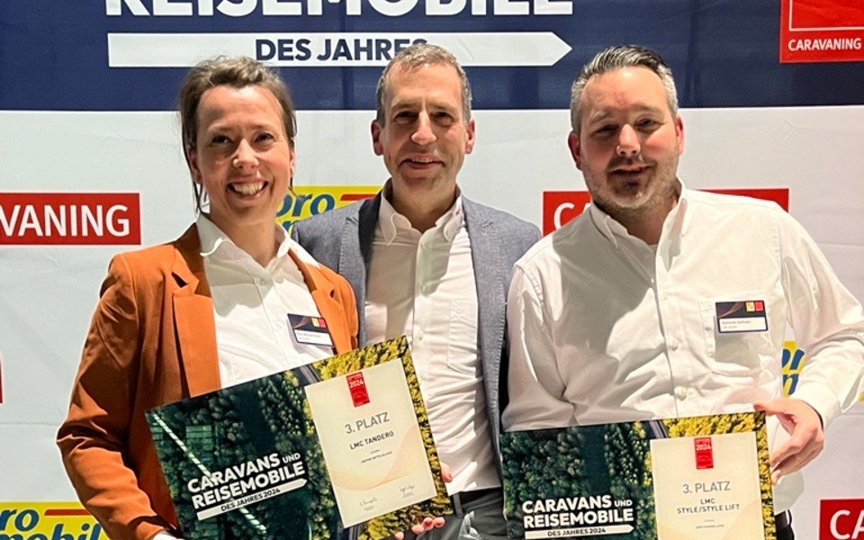 Caravans des Jahres 2024: Zwei LMC Wohnwagen unter Top 3