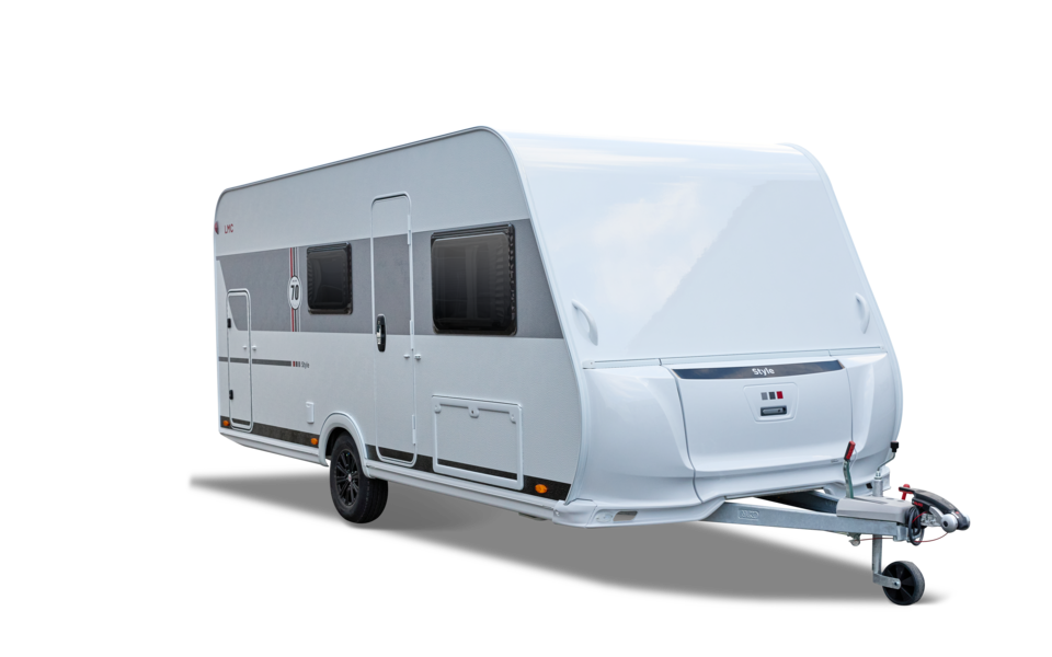 LMC Wohnwagen Style 493 K Freisteller vorne 