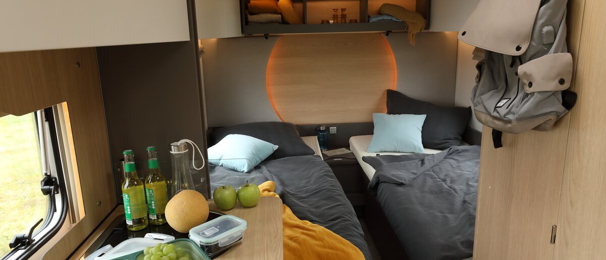 Wohnwagen LMC Tandero im Sunshine Stil Einzelbetten