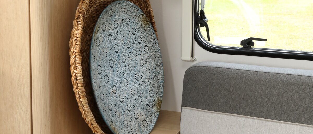 Wohnwagen LMC Tandero im Boho Stil Deko