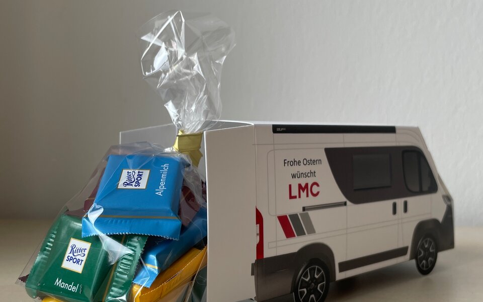Dankeschön Aktion von LMC an die Mitarbeiter 